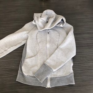 Grey zip up jacket